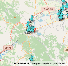 Mappa Strada delle Pretare, 05035 Narni TR, Italia (6.254)