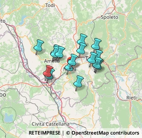 Mappa Vocabolo Miriano SNC, 05035 Narni TR, Italia (9.53706)