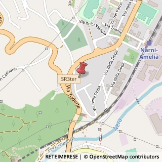 Mappa Via Tuderte, 12, 05035 Narni, Terni (Umbria)