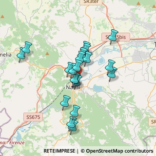 Mappa Via del Lavoro, 05035 Narni TR, Italia (3.204)