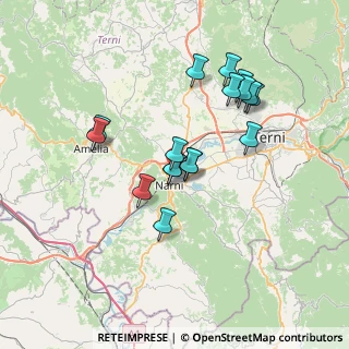 Mappa Via del Lavoro, 05035 Narni Scalo TR, Italia (6.43647)