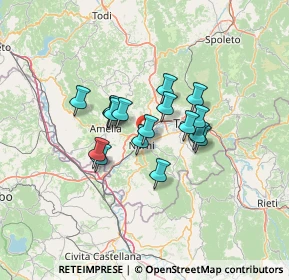 Mappa Via del Lavoro, 05035 Narni TR, Italia (9.53235)