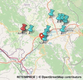 Mappa Strada di S. Casciano, 05035 Narni TR, Italia (7.06583)