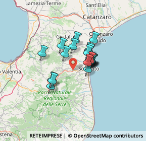 Mappa SP148, 88060 Satriano CZ, Italia (9.569)