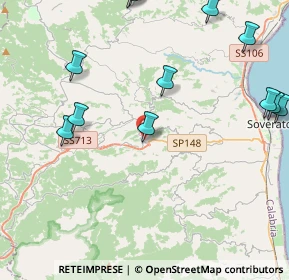 Mappa SP148, 88060 Satriano CZ, Italia (5.99083)