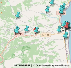 Mappa SP148, 88060 Satriano CZ, Italia (6.336)