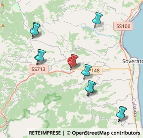 Mappa SP148, 88060 Satriano CZ, Italia (4.81909)