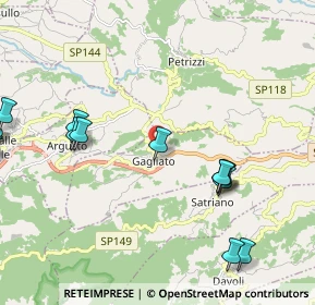Mappa SP148, 88060 Satriano CZ, Italia (3.5355)