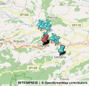 Mappa SP148, 88060 Satriano CZ, Italia (0.77407)