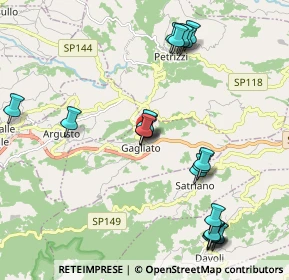 Mappa SP148, 88060 Satriano CZ, Italia (2.4655)