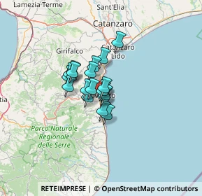 Mappa Traversa Drosi, 88060 Satriano CZ, Italia (7.93667)