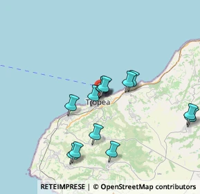 Mappa Largo Ruffa, 89861 Tropea VV, Italia (3.70769)