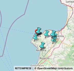 Mappa Via Pietro Vianeo, 89861 Tropea VV, Italia (8.72333)