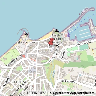 Mappa Largo Toraldo Grimaldi, 5, 89861 Tropea, Vibo Valentia (Calabria)