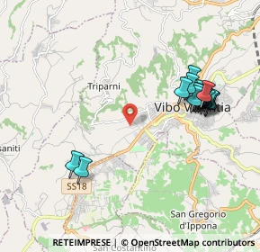 Mappa Strada Provinciale per Triparni, 89900 Vibo Valentia VV, Italia (2.27526)