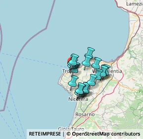 Mappa Porto di, 89861 Tropea VV, Italia (10.19)