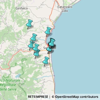 Mappa VIA GIOVANNI VERGA, 88068 Soverato CZ, Italia (4.37)