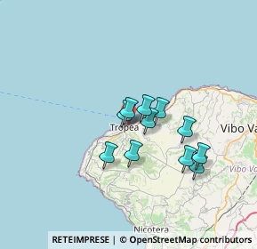 Mappa Viale Raf Vallone INTERNO PORTO DI, 89861 Tropea VV, Italia (5.67545)