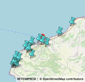 Mappa Viale Raf Vallone INTERNO PORTO DI, 89861 Tropea VV, Italia (5.19333)