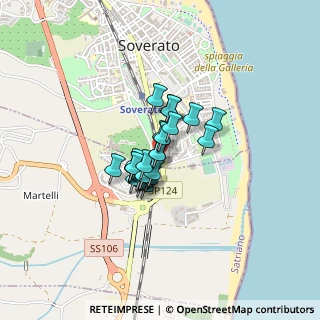 Mappa Via Carlo Amirante, 88068 Soverato CZ, Italia (0.26154)