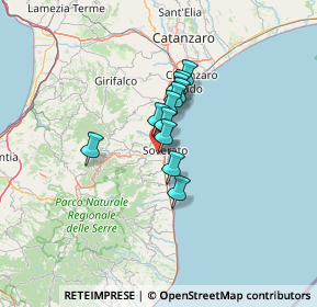 Mappa Traversa Viale Europa, 88060 Satriano CZ, Italia (8.47)