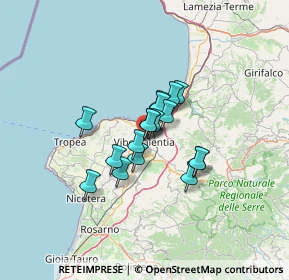 Mappa Via Gabriele Barrio, 89900 Vibo Valentia VV, Italia (9.07471)