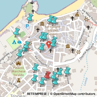 Mappa Largo Mercato, 89861 Tropea VV, Italia (0.156)