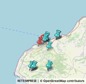 Mappa Lungomare Sorrentino, 89861 Tropea VV, Italia (3.445)