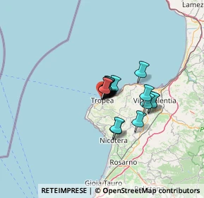 Mappa Lungomare Sorrentino, 89861 Tropea VV, Italia (7.40941)