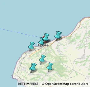 Mappa Via Boiano, 89861 Tropea VV, Italia (2.90455)