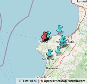 Mappa Via Calabro Barlaam, 89861 Tropea VV, Italia (7.14647)