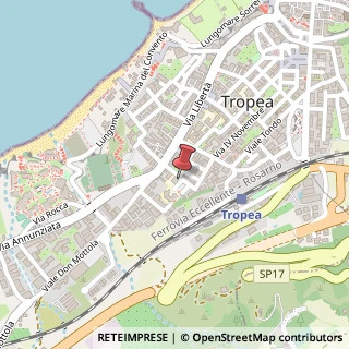 Mappa Via dei Bizantini, 12, 89861 Tropea, Vibo Valentia (Calabria)