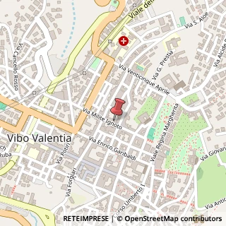 Mappa Via Milite Ignoto, 83, 89900 Vibo Valentia, Vibo Valentia (Calabria)