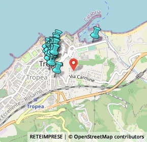 Mappa Via Carmine, 89861 Tropea VV, Italia (0.4145)