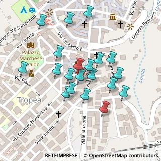 Mappa Piazza Vittorio Veneto, 89861 Tropea VV, Italia (0.115)