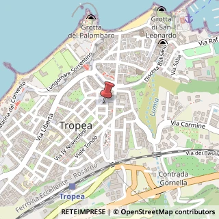 Mappa Via Vittorio Veneto, 6, 89861 Tropea, Vibo Valentia (Calabria)