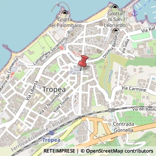 Mappa Via Vittorio Veneto, 1, 89861 Tropea, Vibo Valentia (Calabria)