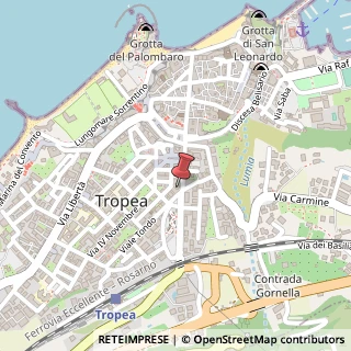 Mappa Viale Stazione, 89861 Tropea VV, Italia, 89861 Tropea, Vibo Valentia (Calabria)