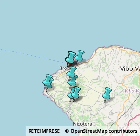 Mappa Contrada Paola, 89861 Tropea VV, Italia (5.13846)