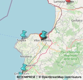 Mappa Via Giuseppe De Francesco, 89900 Vibo Valentia VV, Italia (37.26263)