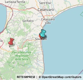 Mappa Unnamed Road, 88068 Soverato CZ, Italia (46.52727)