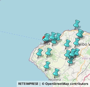 Mappa Via Montevideo, 89861 Tropea VV, Italia (8.761)