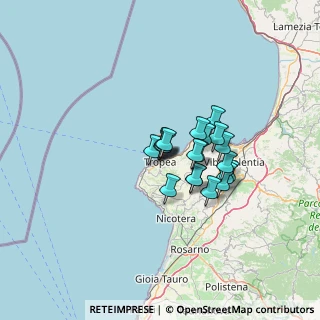 Mappa Via Montevideo, 89861 Tropea VV, Italia (9.6105)