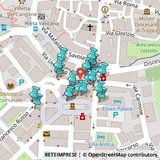 Mappa Corso Vittorio Emanuele III, 89861 Tropea VV, Italia (0.01364)