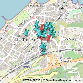 Mappa Viale Stazione, 89861 Tropea VV, Italia (0.135)