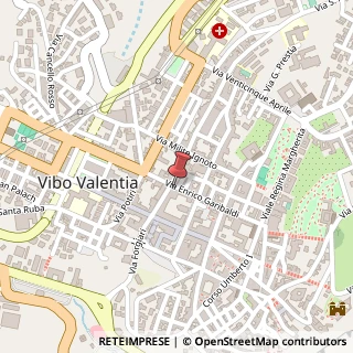 Mappa Via Enrico Gagliardi, 34, 89900 Vibo Valentia, Vibo Valentia (Calabria)