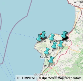 Mappa Via Fortunato Seminara, 89861 Tropea VV, Italia (13.5215)