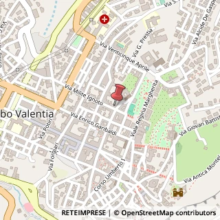 Mappa Via Milite Ignoto, 13, 89900 Vibo Valentia, Vibo Valentia (Calabria)