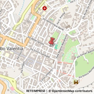 Mappa Via Milite Ignoto,  6, 89900 Vibo Valentia, Vibo Valentia (Calabria)