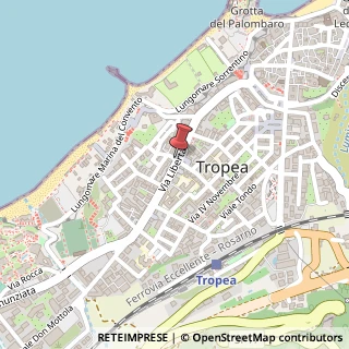 Mappa Via, Libertà, 89861 Tropea, Vibo Valentia (Calabria)